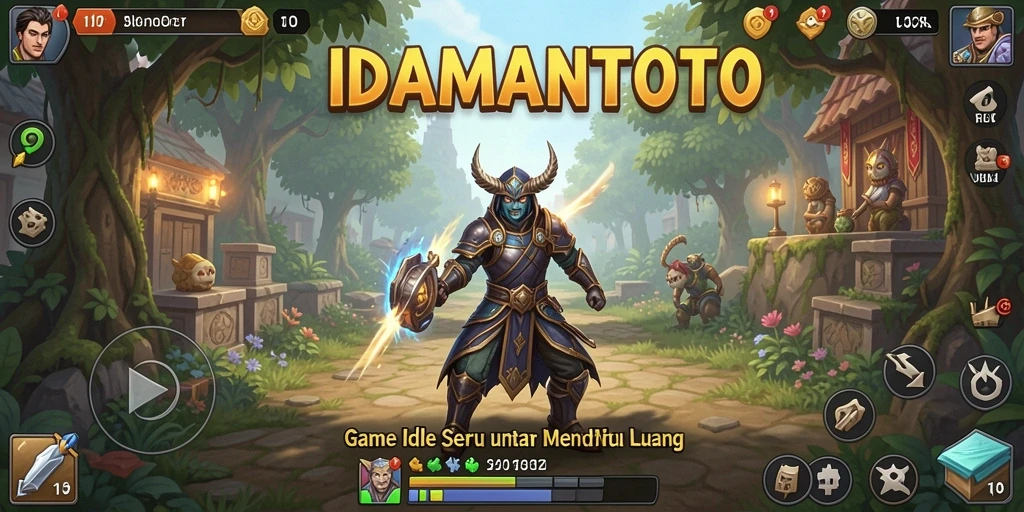 Tampilan gameplay IDAMANTOTO yang menarik dan penuh warna.