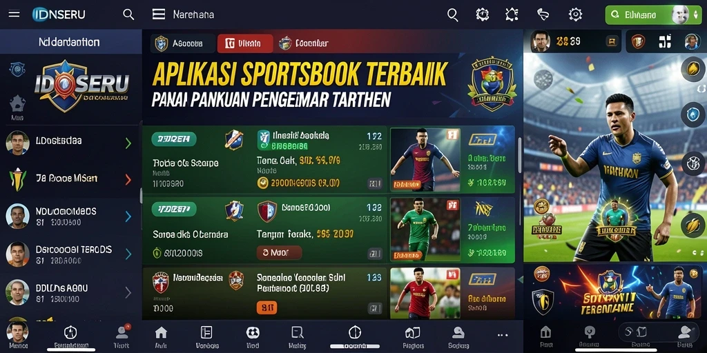 Tampilan gameplay IDNSERU dalam taruhan olahraga yang menarik dan seru.