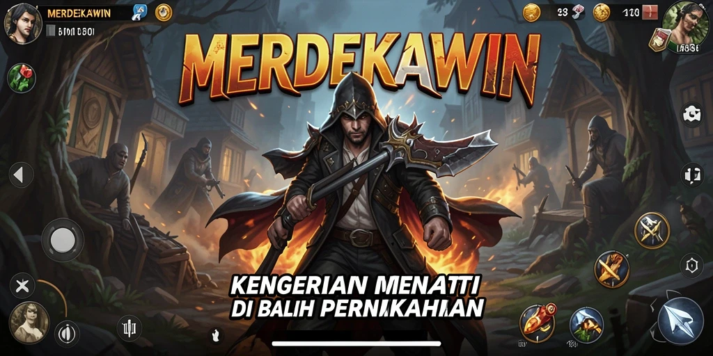 Screenshots menakutkan dari gameplay MERDEKAWIN yang mencekam.