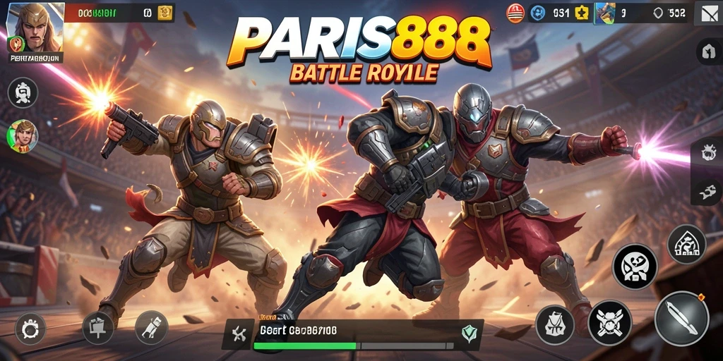 Tangkapan layar dari gameplay PARIS88 yang mendebarkan